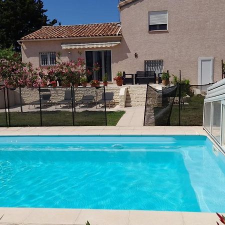 Villa Avec Plage A Pied Et Grande Piscine سانت ماري لا مير المظهر الخارجي الصورة