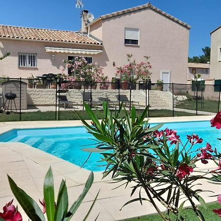 Villa Avec Plage A Pied Et Grande Piscine سانت ماري لا مير المظهر الخارجي الصورة