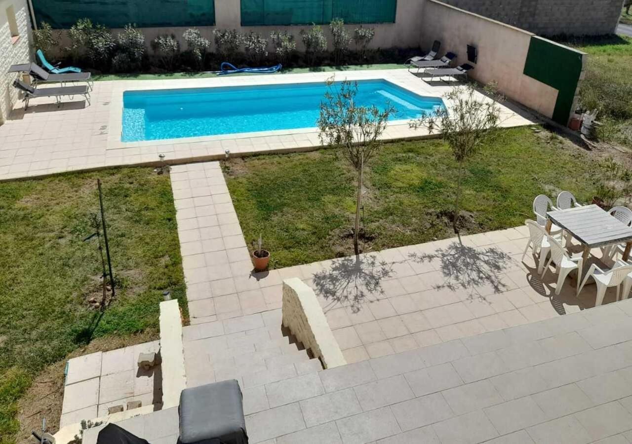 Villa Avec Plage A Pied Et Grande Piscine سانت ماري لا مير المظهر الخارجي الصورة